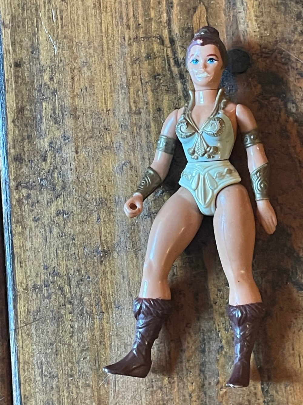 Retro She-Ra Princess of Power Masters of the Universe action figure.